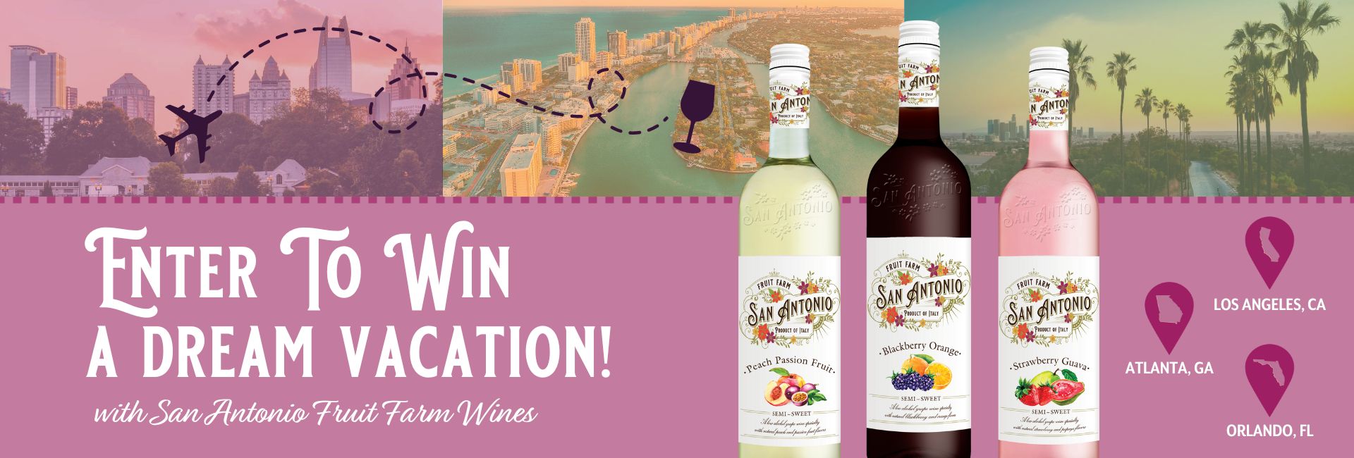 Enter to win a dream vacation with San Antonio Fruit Farm